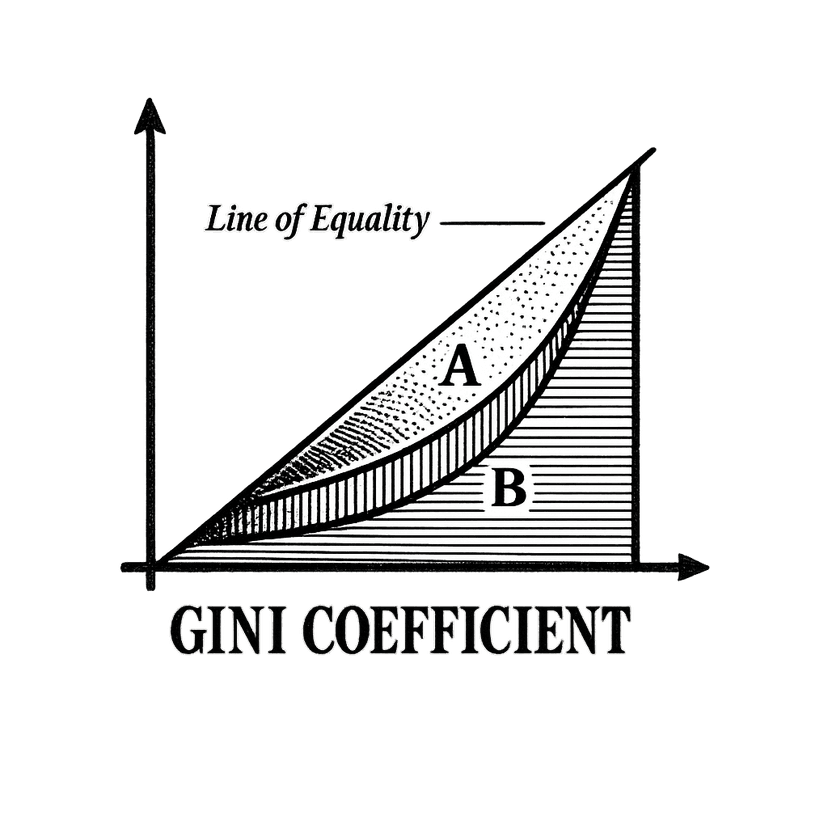 Gini coefficient — inequality in South Africa